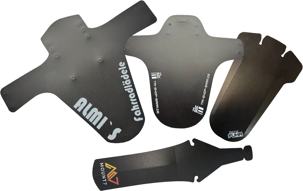 Bedruckbare Fahrrad-Mudguards